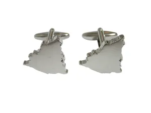 Nicaragua Map Shape Cufflinks