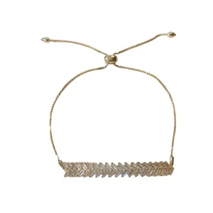Noelly Baguette CZ Adjustable Bracelet