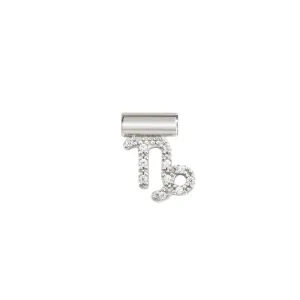 Nomination SeiMia Charm, Capricorn, Cubic Zirconia, Silver
