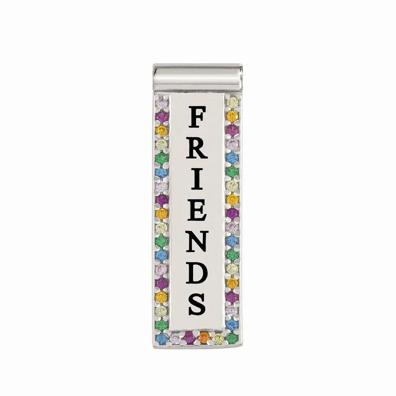 Nomination SeiMia Pendant, Friends, Multicolour Cubic Zirconia, Silver