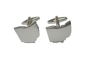 Ohio State Map Shape Cufflinks