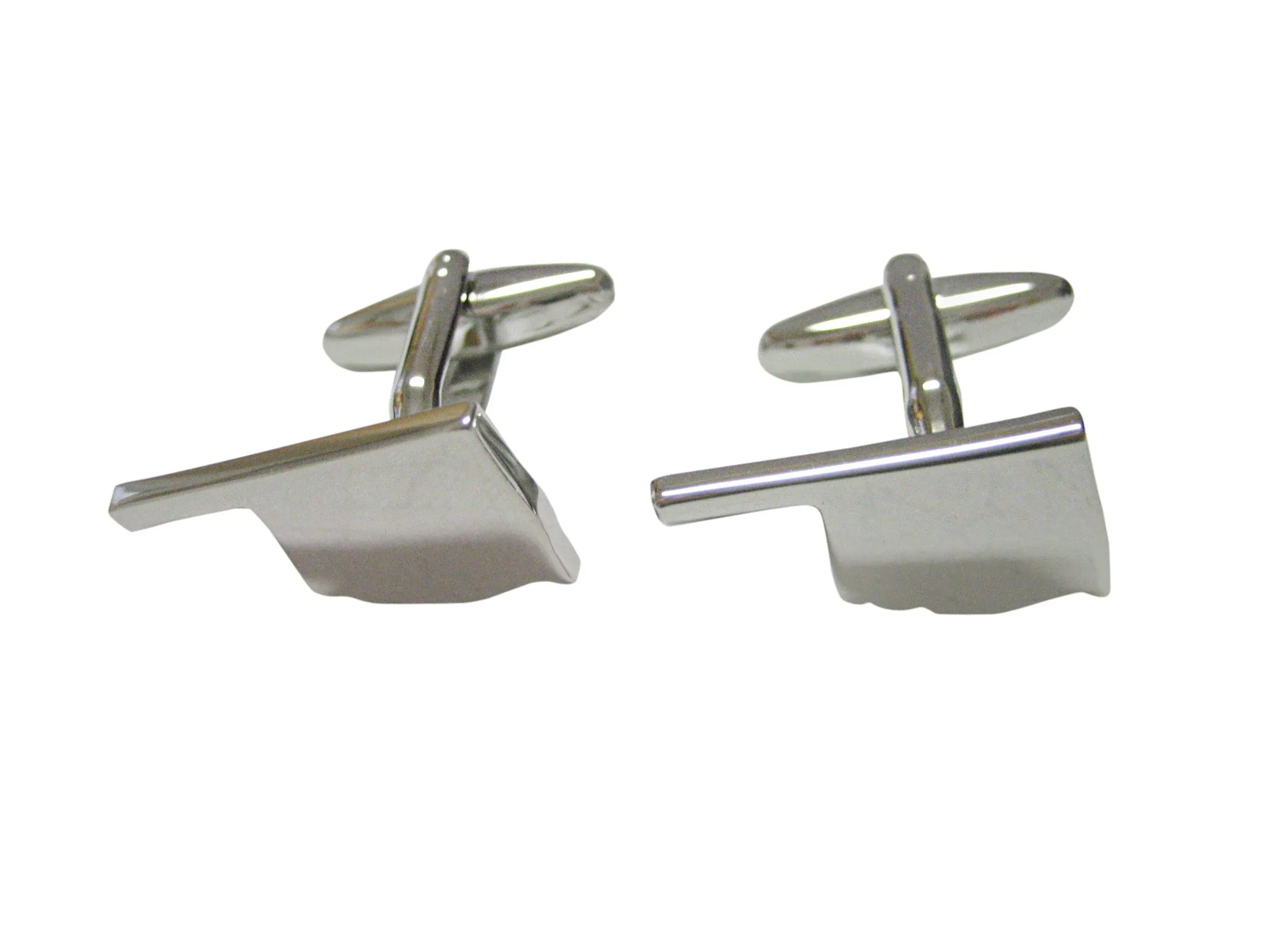 Oklahoma State Map Shape Cufflinks