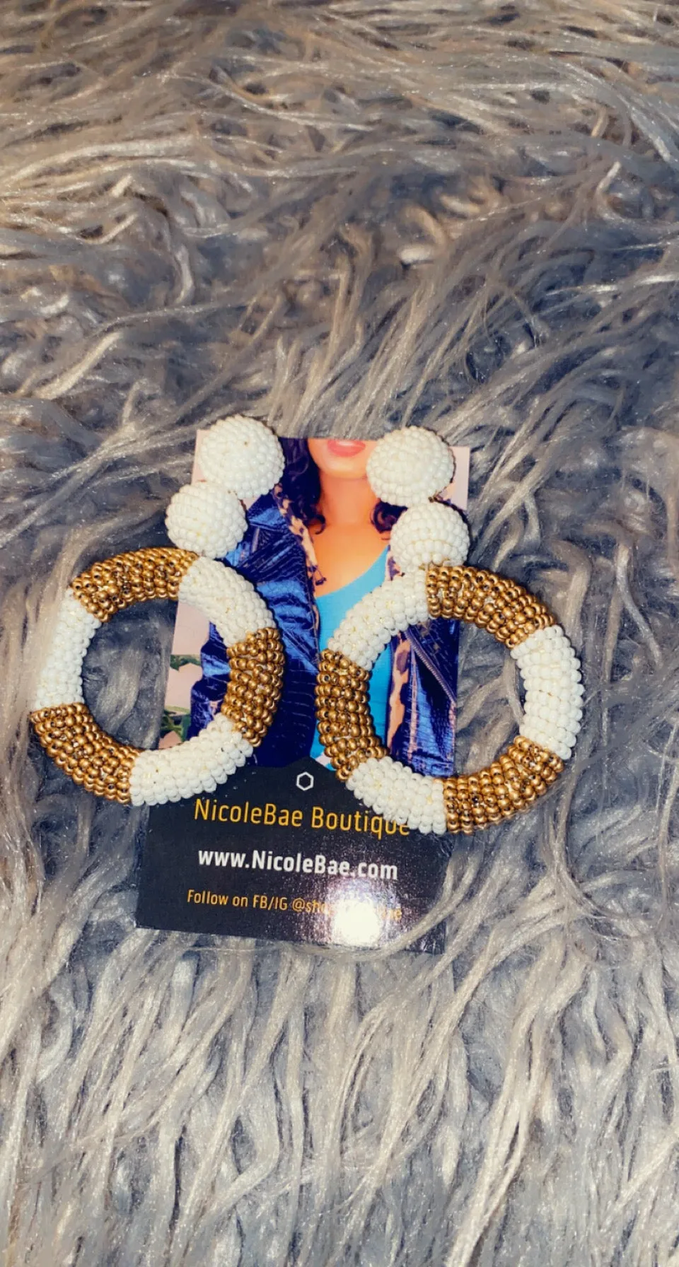 Ombre Beaded Earrings