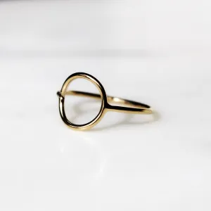 Open Circle Stacking Ring