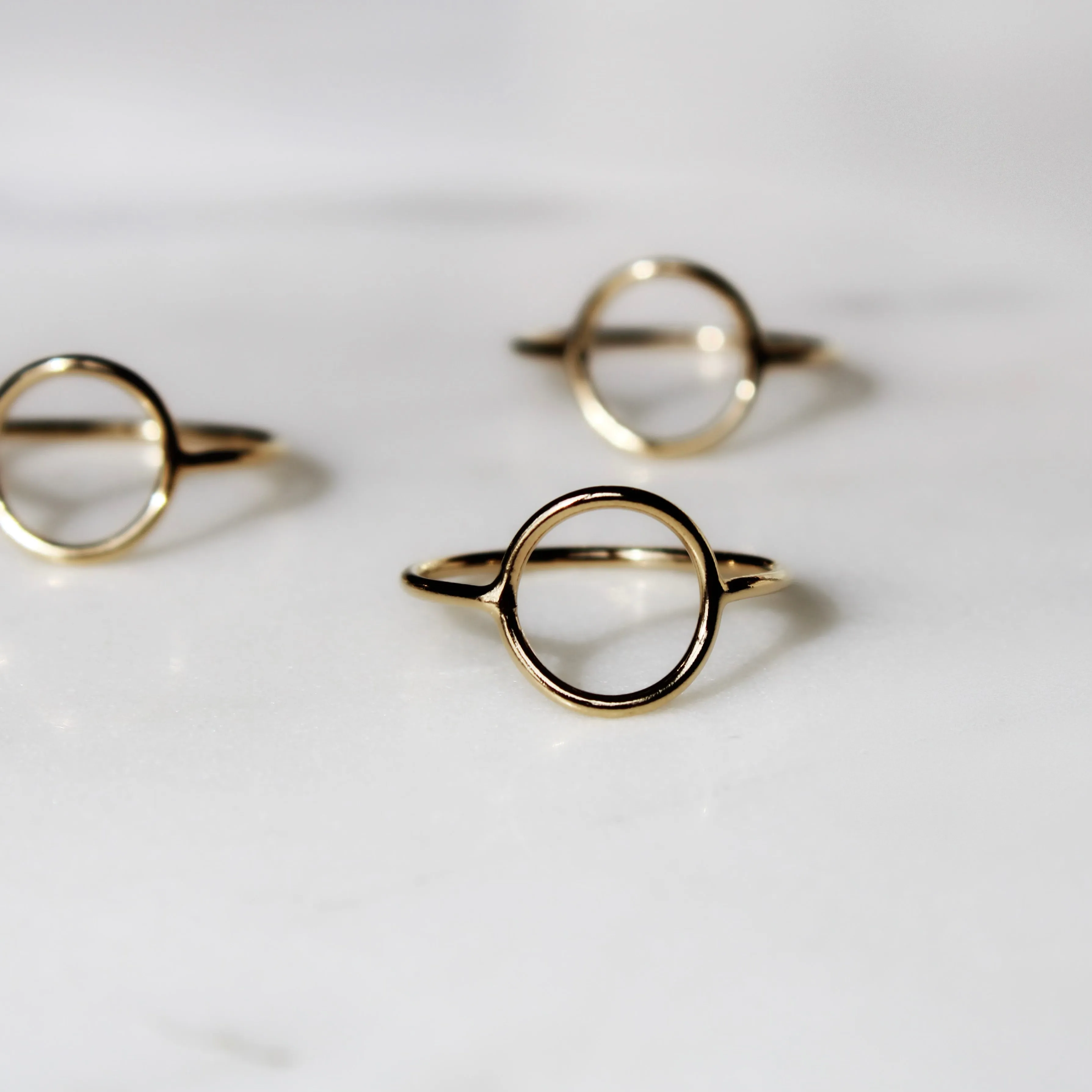 Open Circle Stacking Ring