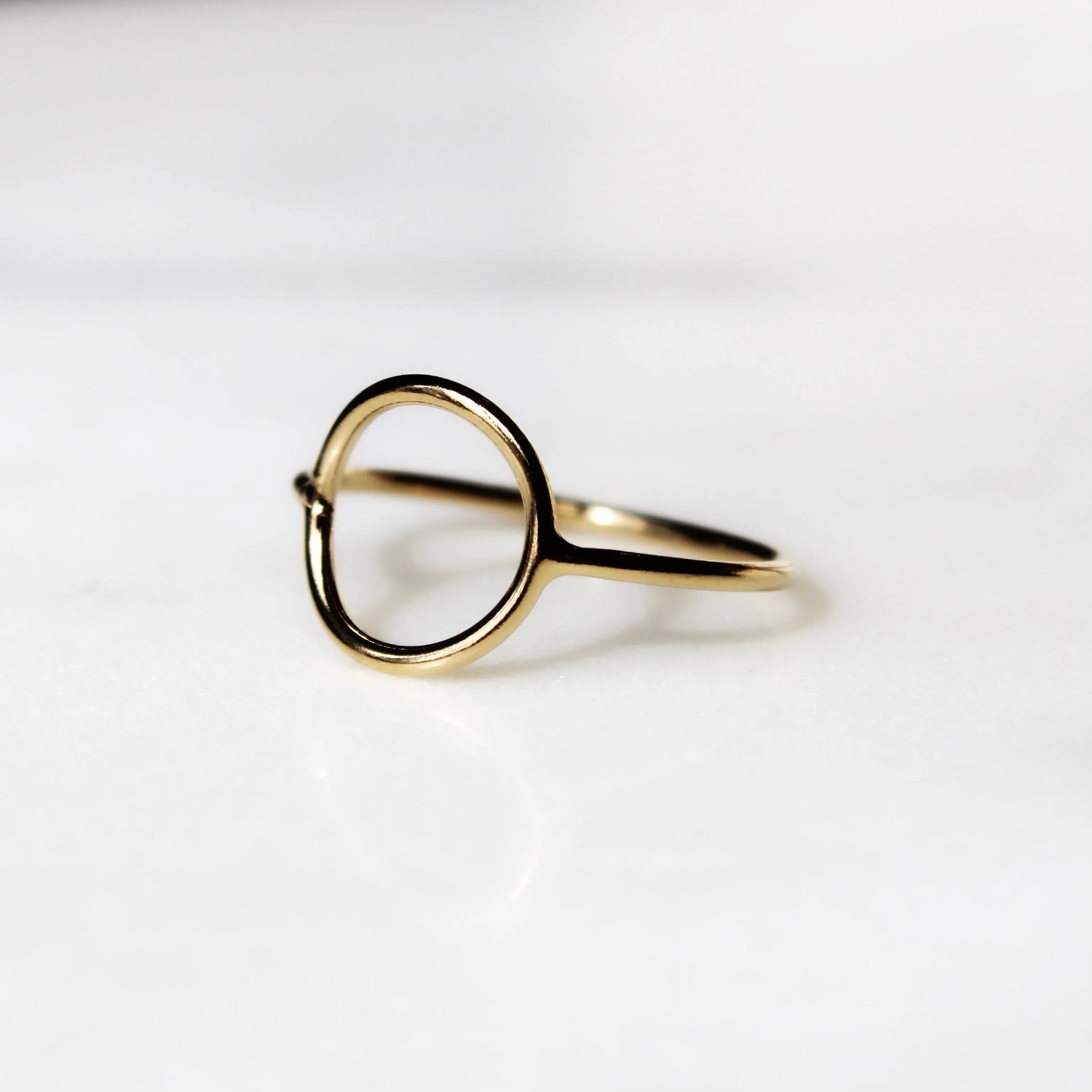 Open Circle Stacking Ring