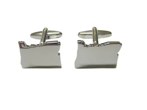 Oregon State Map Shape Cufflinks