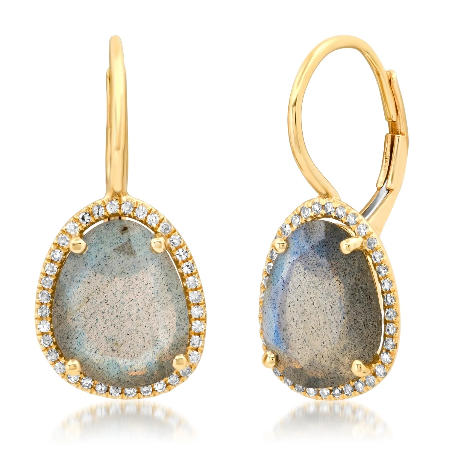 Oval Drop Earrings