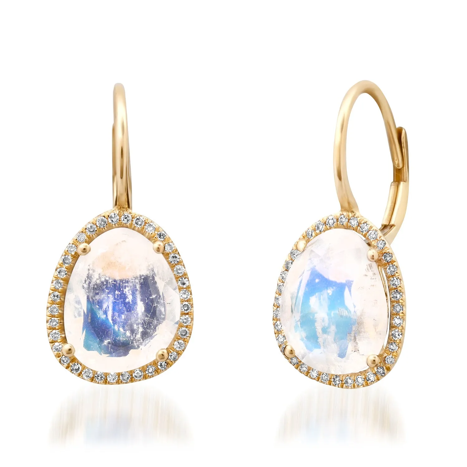 Oval Drop Earrings