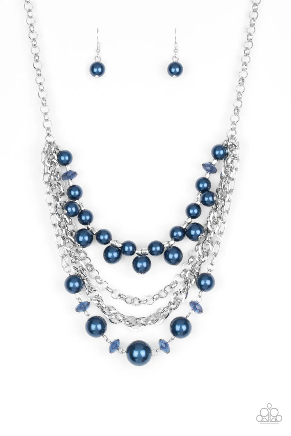 Paparazzi - Rockin Rockette - Blue Necklace