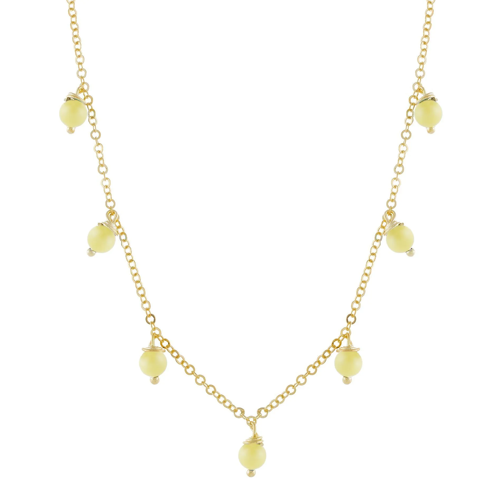 Pastel Pearl Dangling Choker