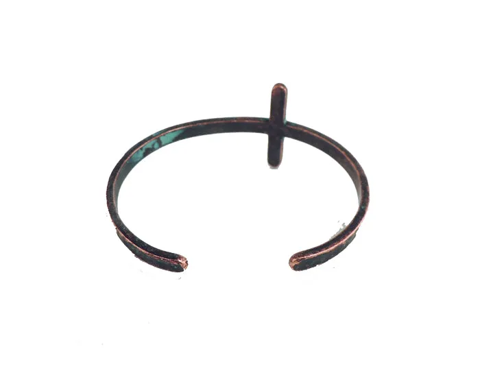 Patine Cross Cuff Bracelet
