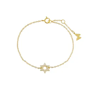 Pavé Star Of David Bracelet