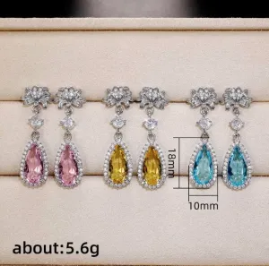 Pear Shape Earrings | Teardrop Earrings | Diamond Earrings | Diamond Earrings | Teardrop Earrings | Womens Diamond Earrings | Earrings