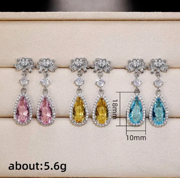Pear Shape Earrings | Teardrop Earrings | Diamond Earrings | Diamond Earrings | Teardrop Earrings | Womens Diamond Earrings | Earrings