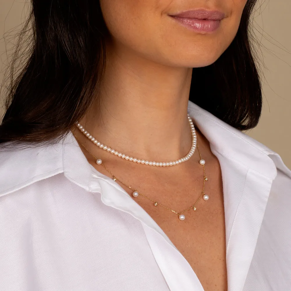 Pearl Choker 14K