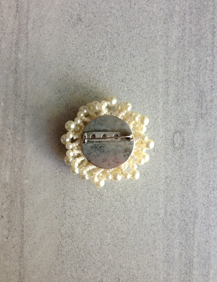 Pearl Cluster Brooch