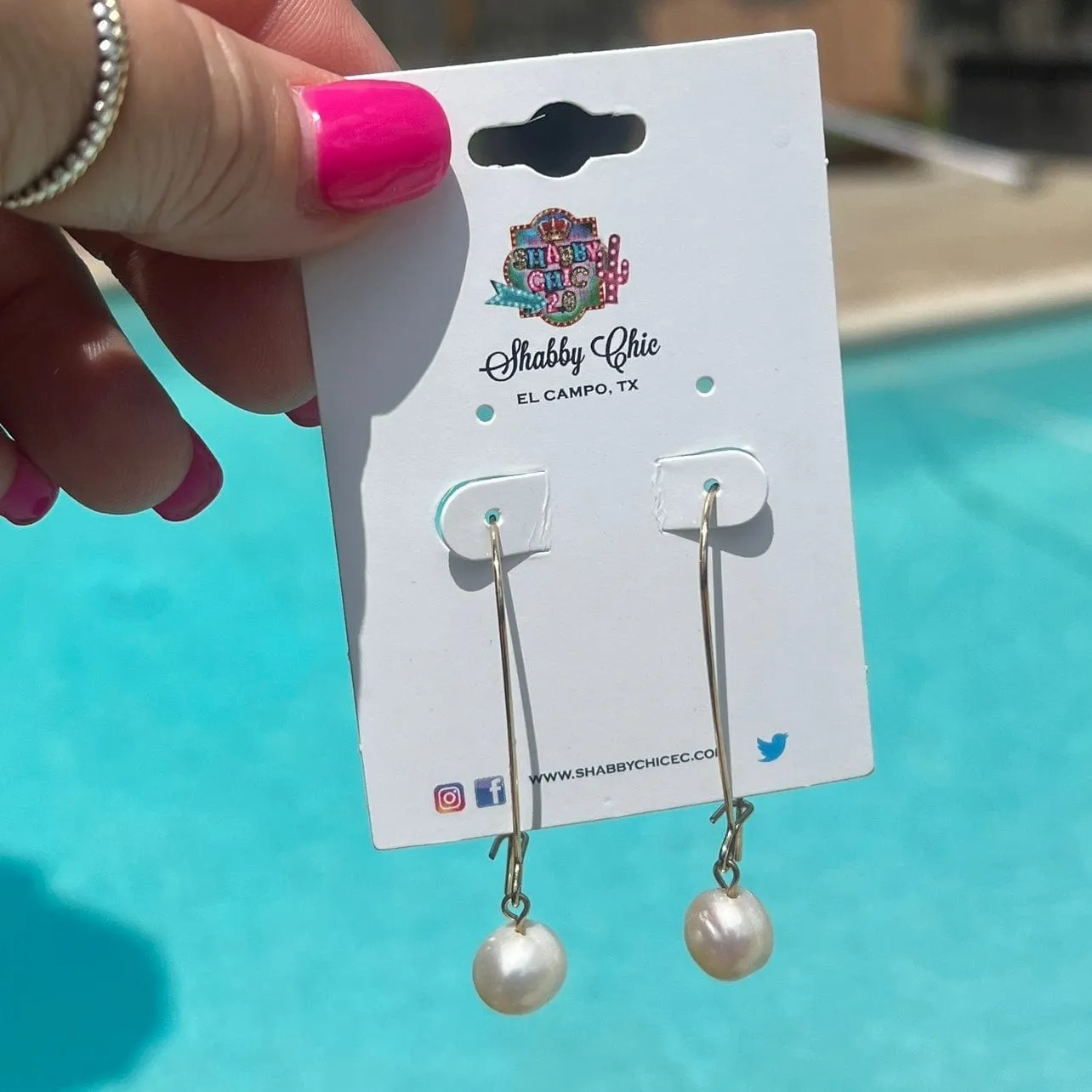 Pearl Drop Earrings