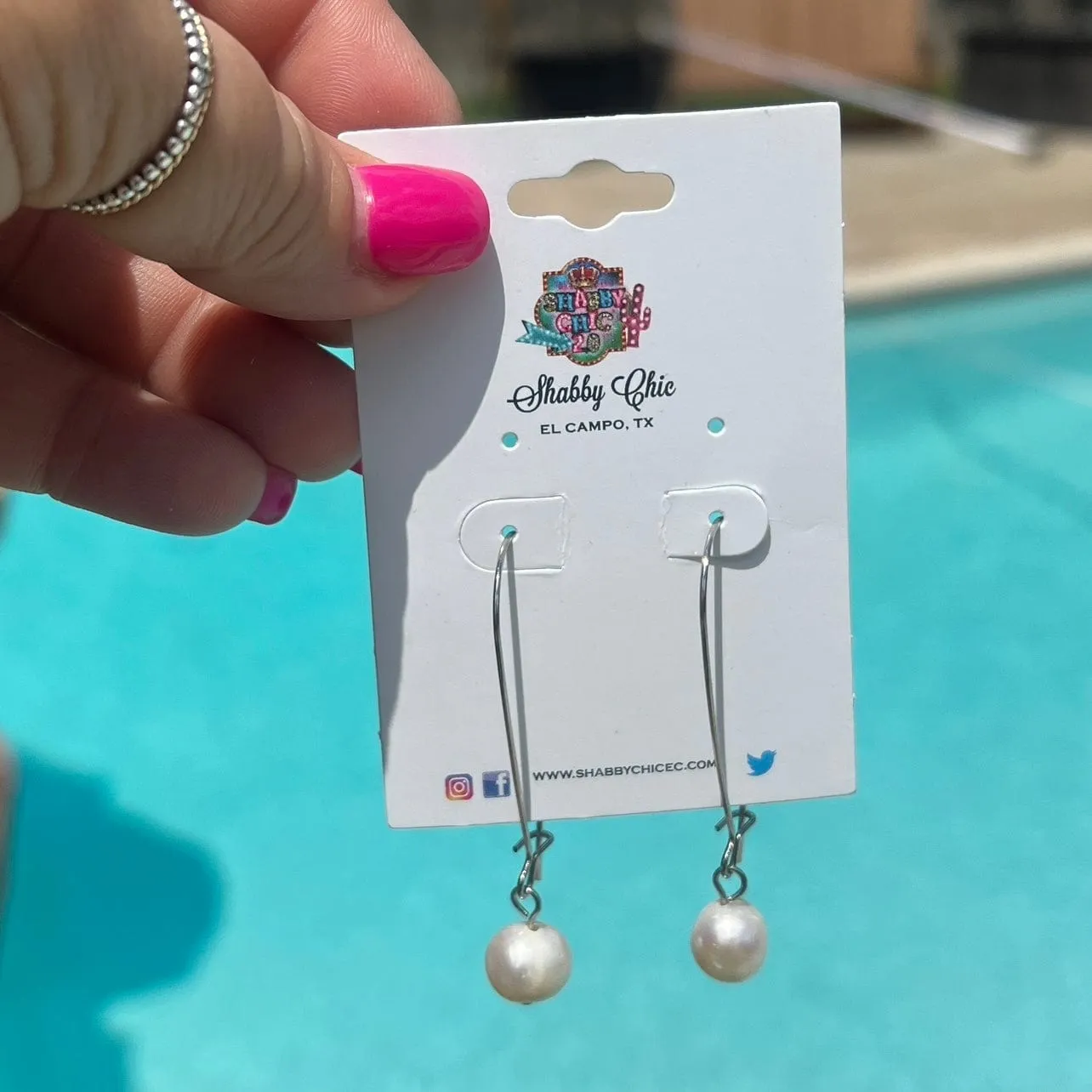 Pearl Drop Earrings