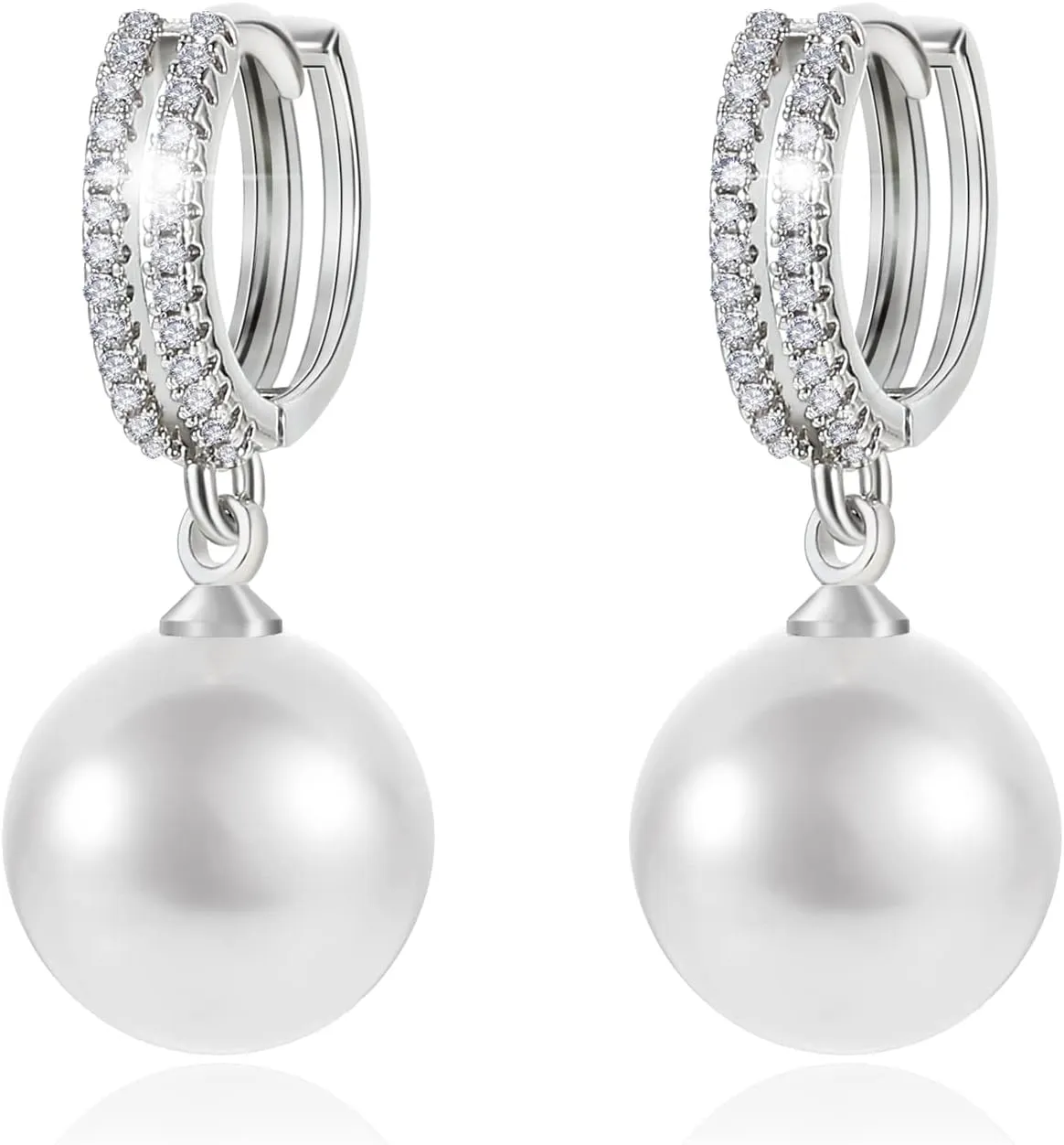 Pearl Earrings Jewelry for Women Girls