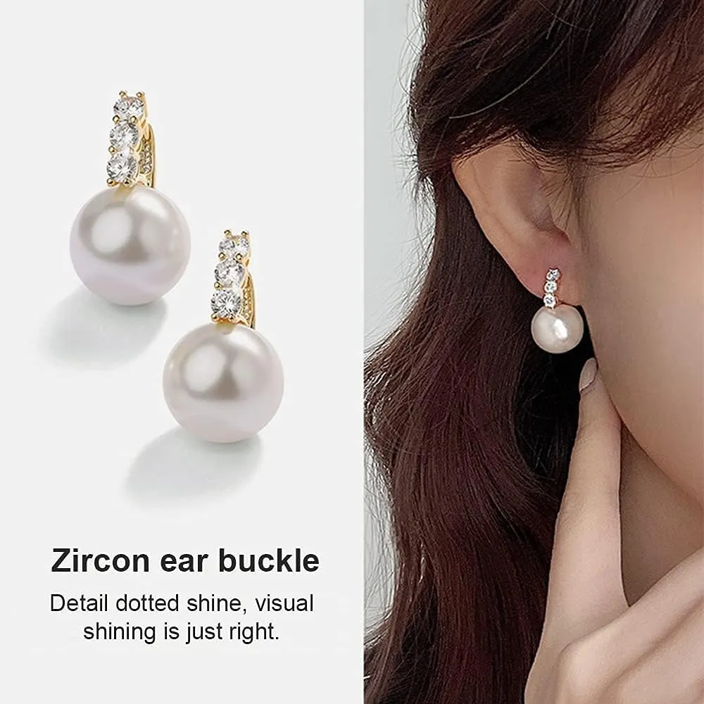Pearl Earrings Jewelry for Women Girls