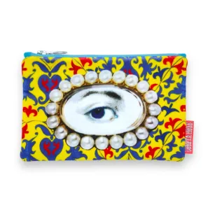 Pearl Eye Yellow Clutch