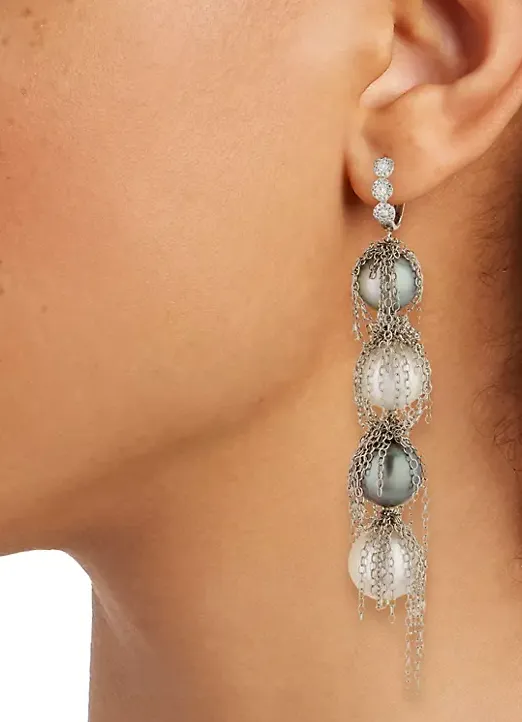 Pearl Fringe Drops