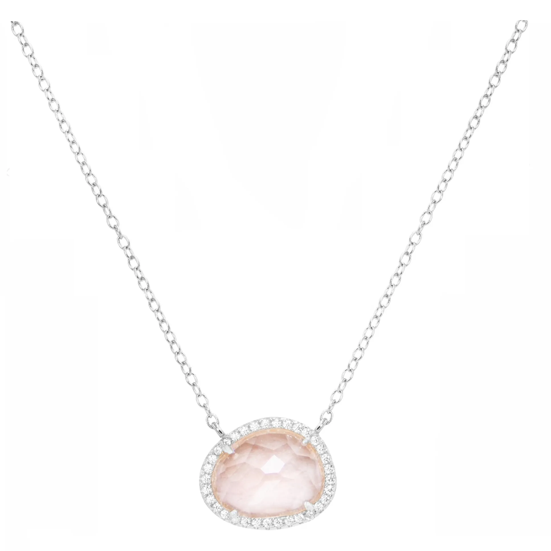 Pebble Gemstone Necklace (Available in 4 Colors)