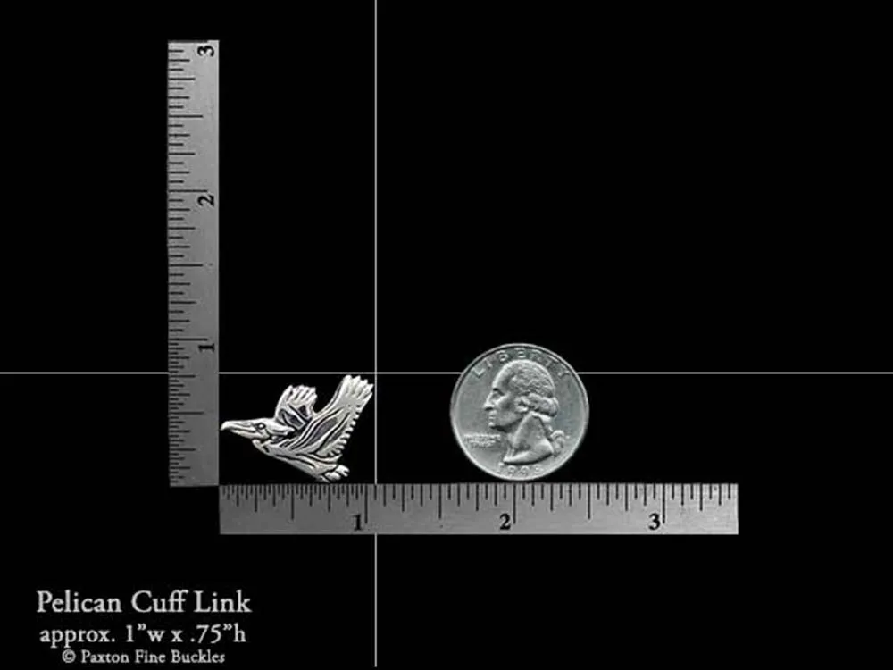 Pelican Cuff Links Sterling Silver