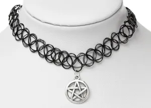 Pentagram Tattoo Choker