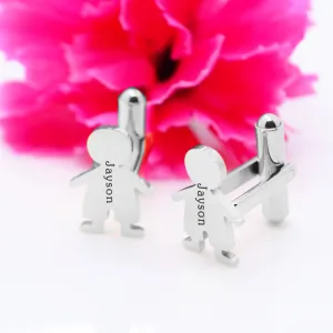 Personalised Kids Cufflinks