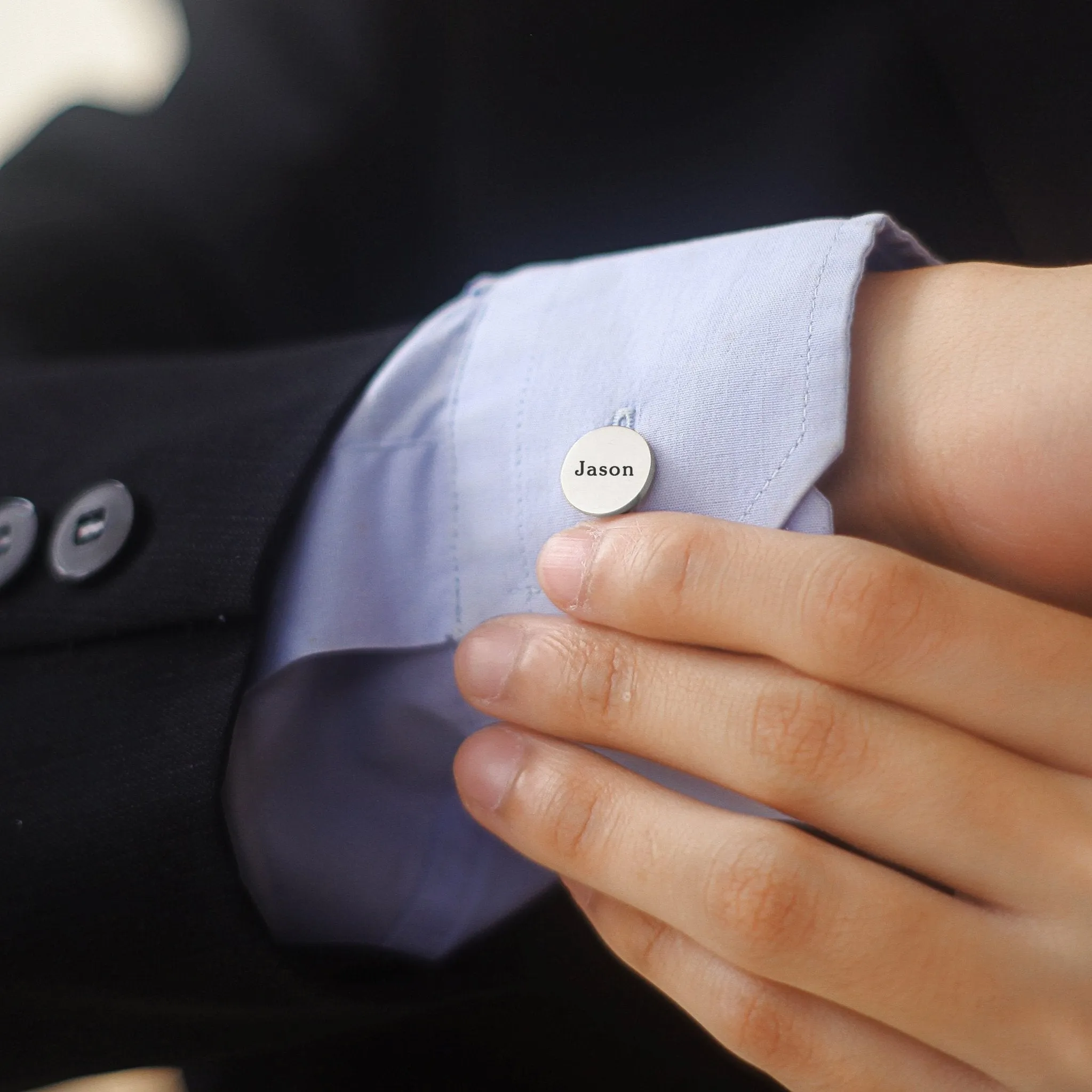 Personalised Round Cufflinks