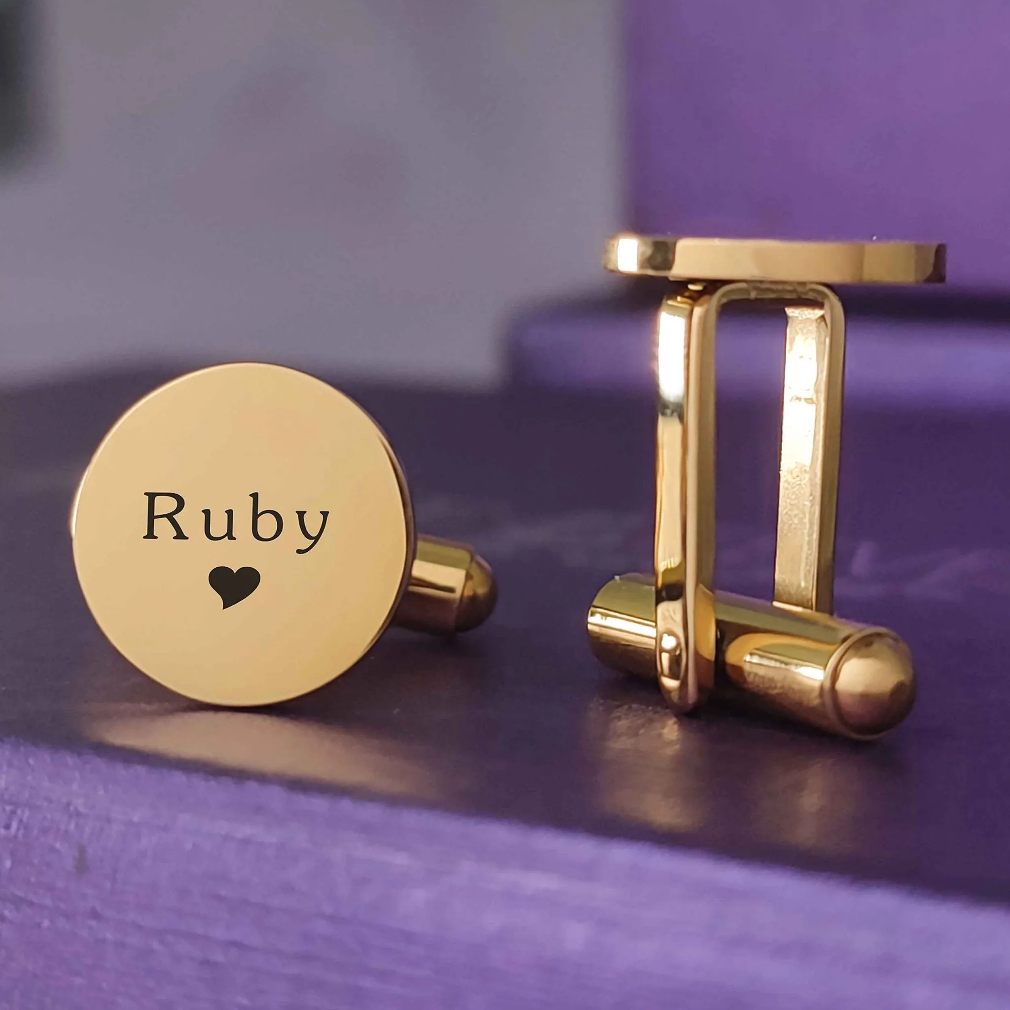 Personalised Round Cufflinks