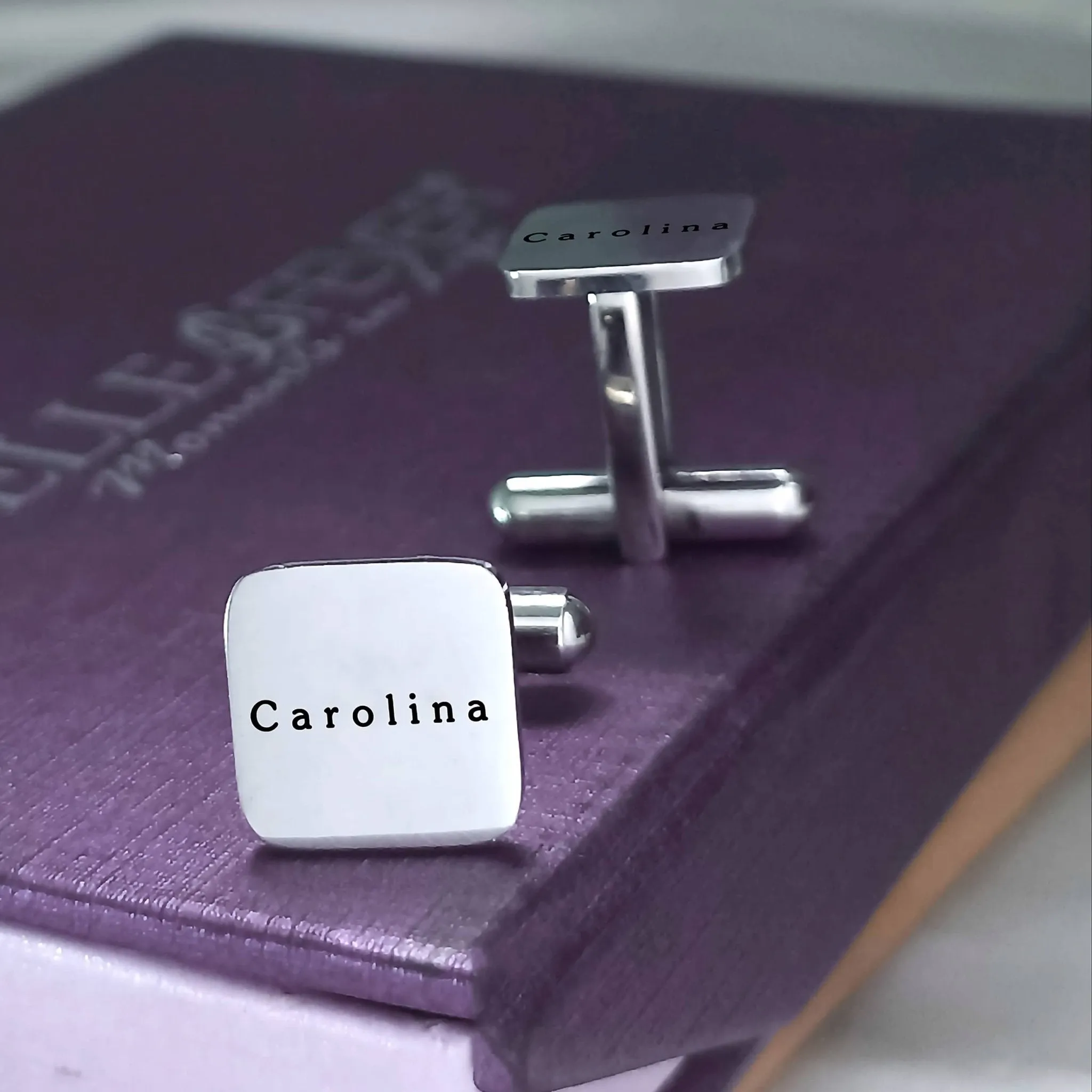 Personalised Square Cufflinks