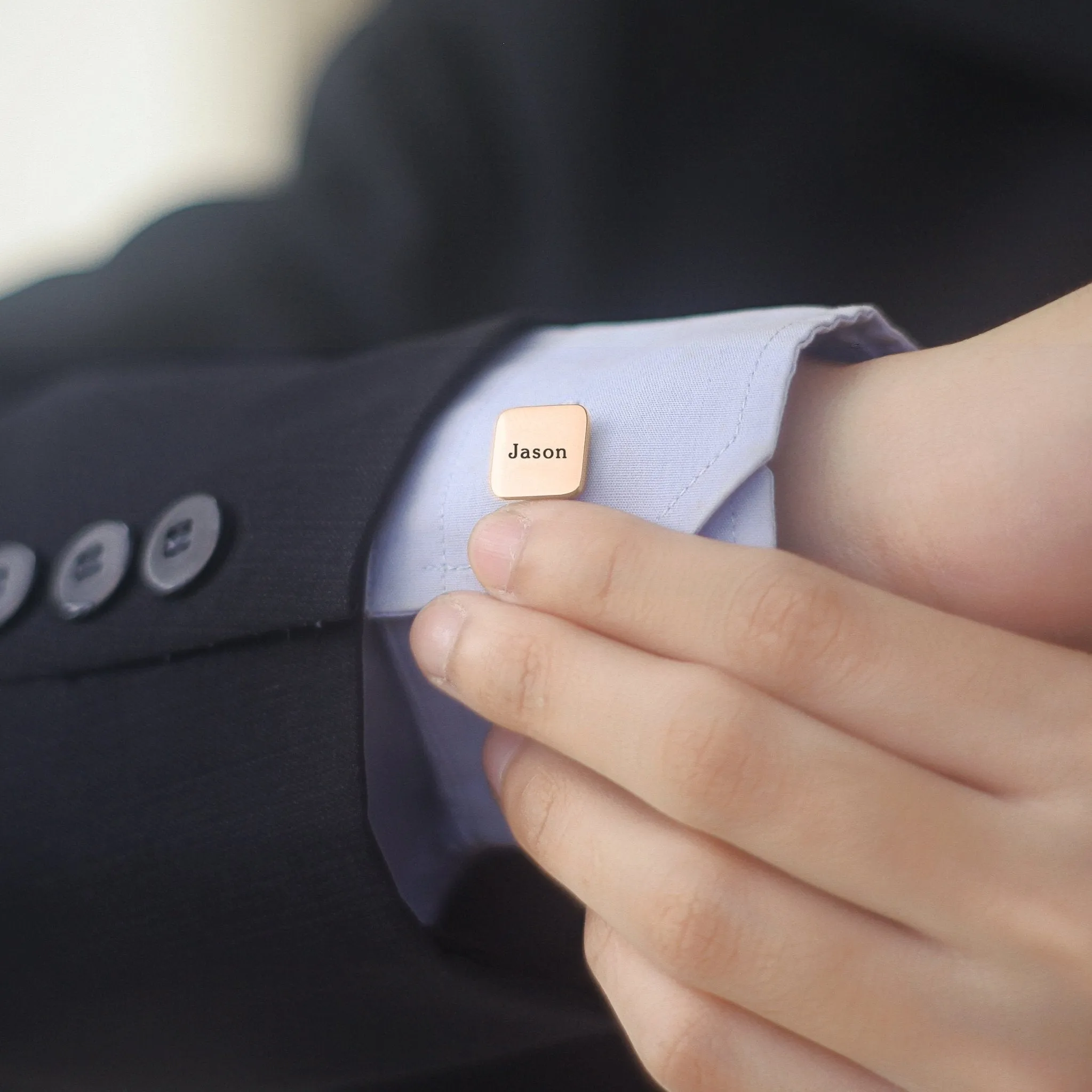 Personalised Square Cufflinks