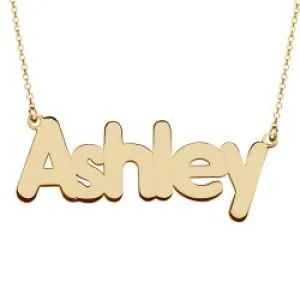 Personalized Classic Block Name Necklace with Chain Included Jewelry