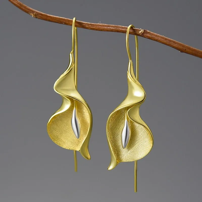 PetalPoise Dangle Earrings  |  A perfect balance of elegance and charm.