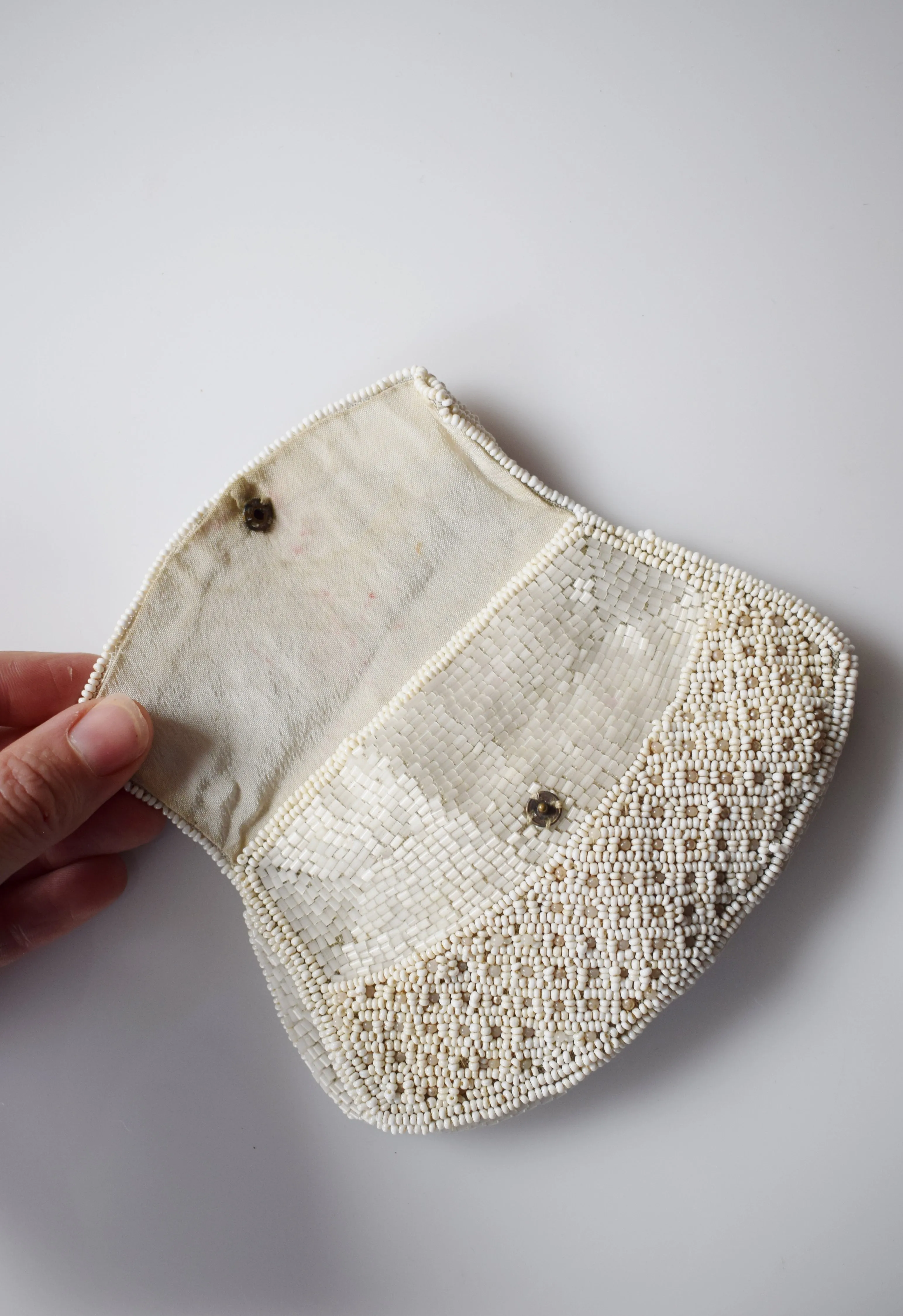 Petite Vintage Beaded Coin or Keepsake Purse
