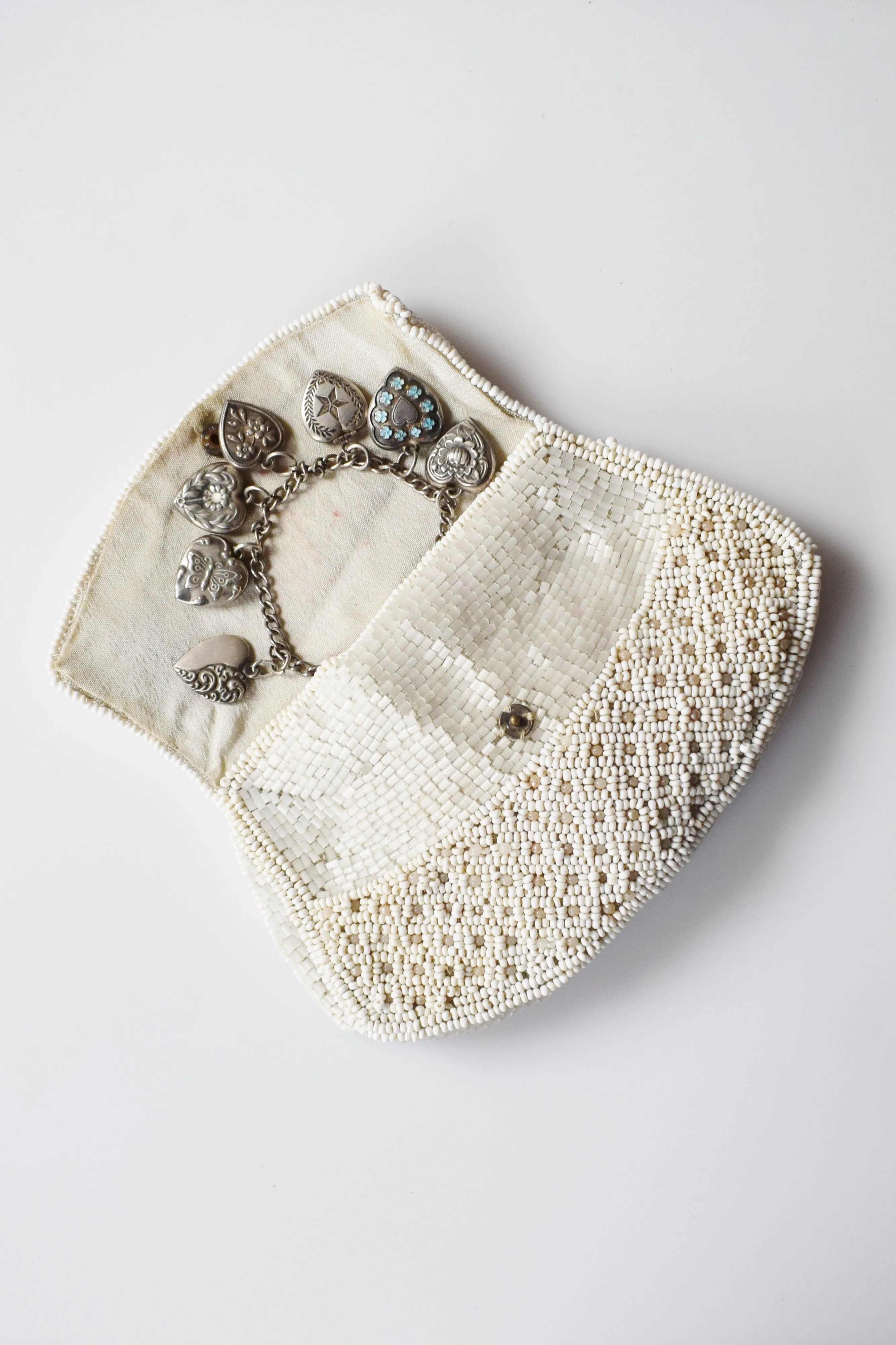 Petite Vintage Beaded Coin or Keepsake Purse