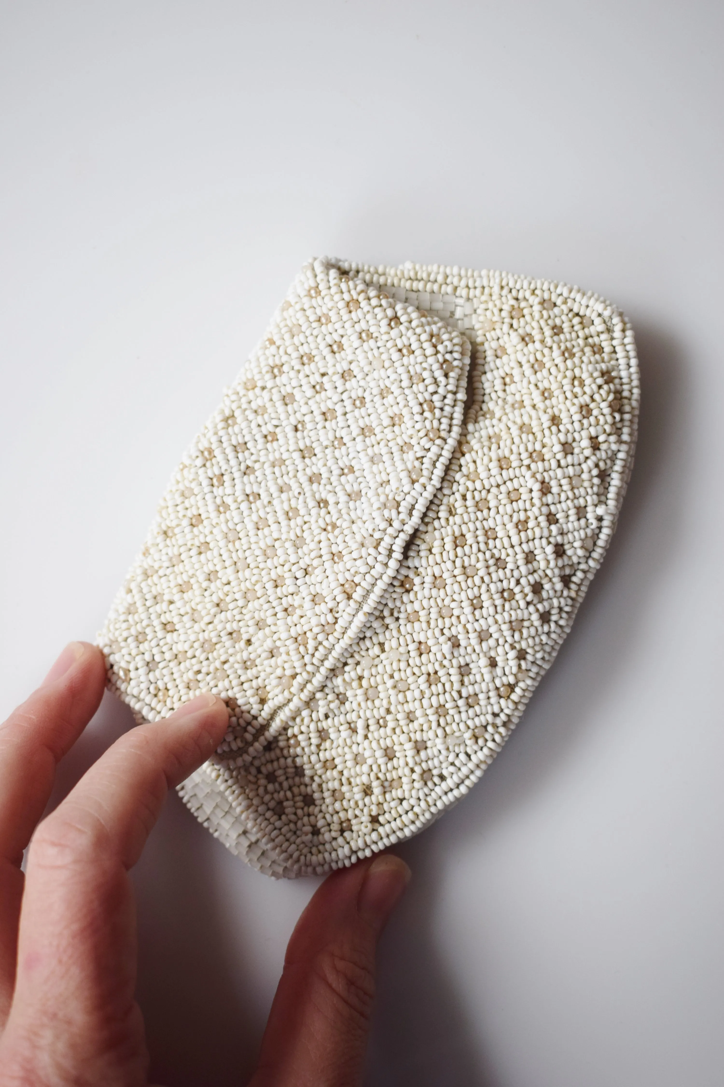 Petite Vintage Beaded Coin or Keepsake Purse