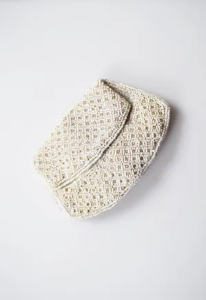 Petite Vintage Beaded Coin or Keepsake Purse