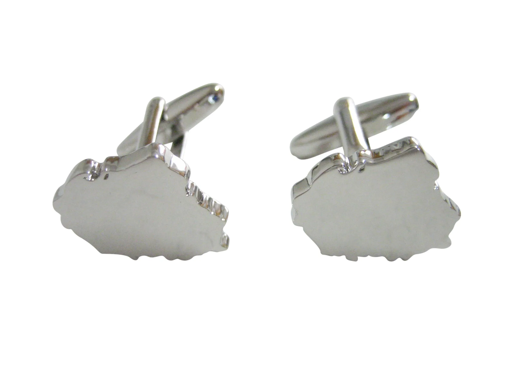 Poland Map Shape Cufflinks