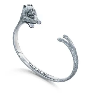 Pomeranian Breed Jewelry Cuddle Cuff Bracelet