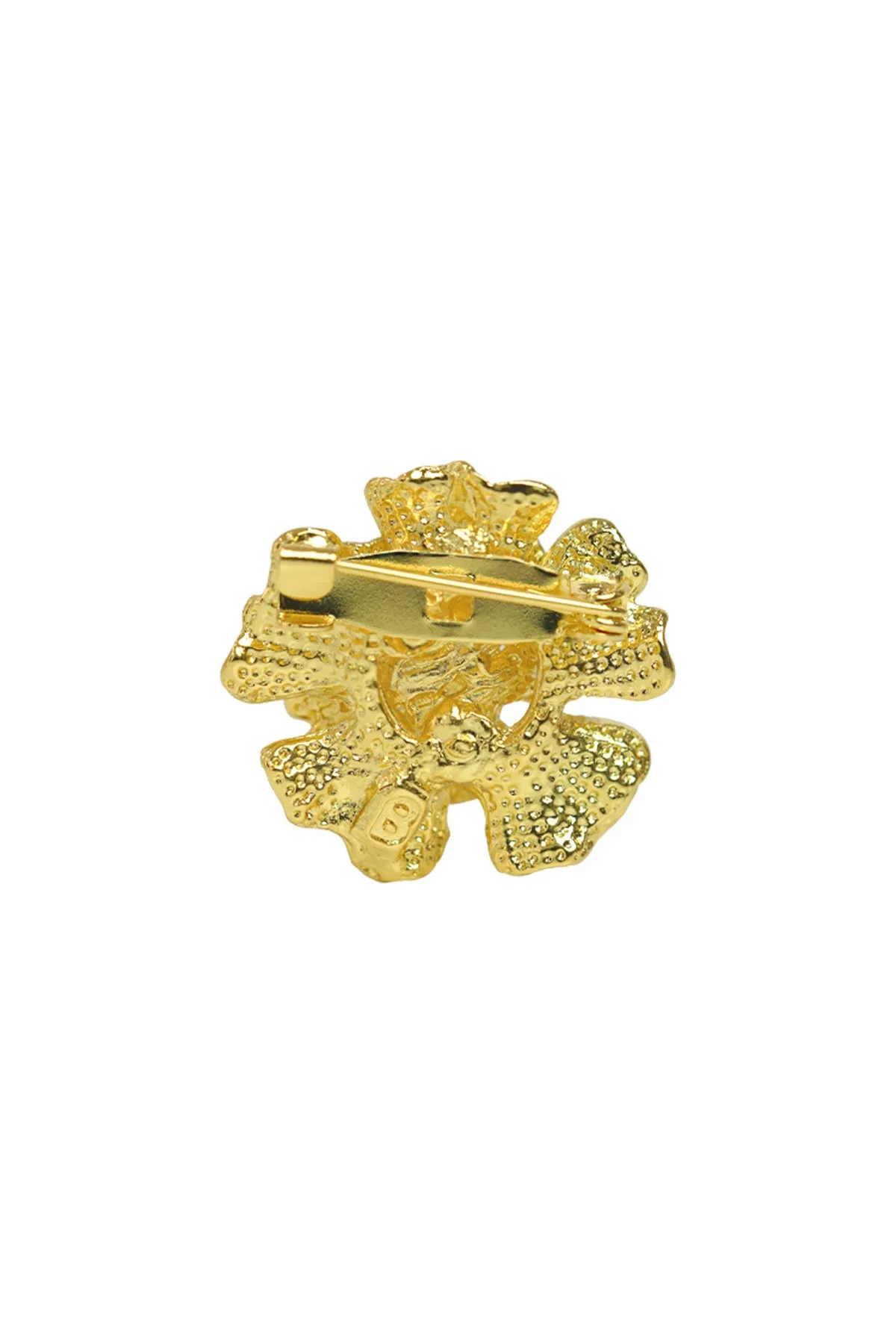 Poppy Little Brooch - Silver Gold