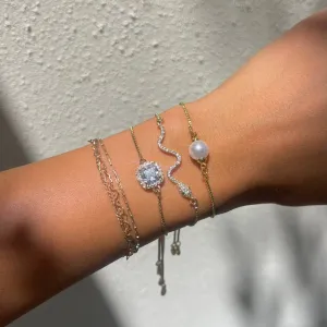 Presley Gold Slider Bracelets