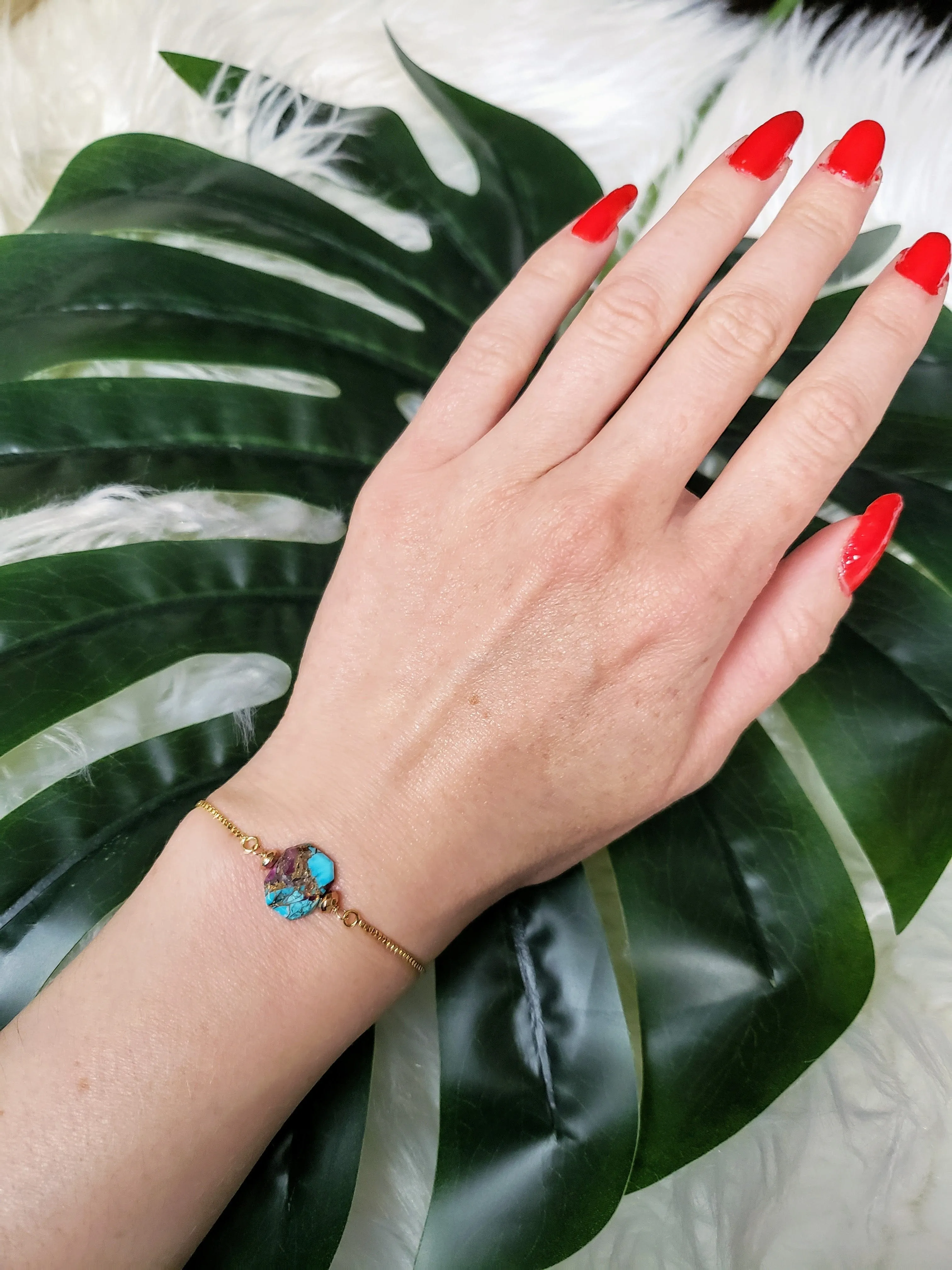Prince Street Purple Mohave Turquoise Bracelet