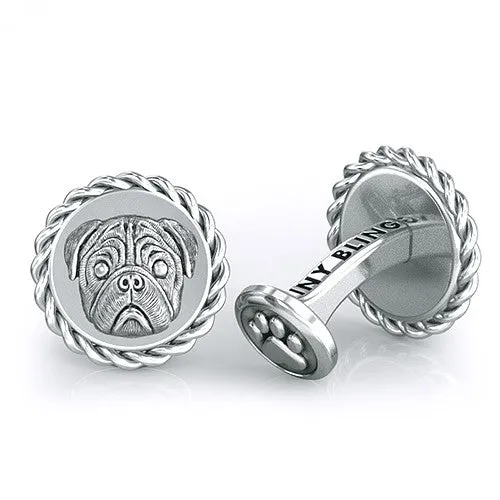 Pug Dapper Cufflinks