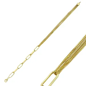 PURE GOLD ETERNITY LINK BRACELET