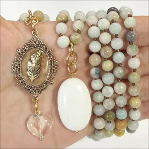 "This Is A Good Day" Feather Fusion Necklace