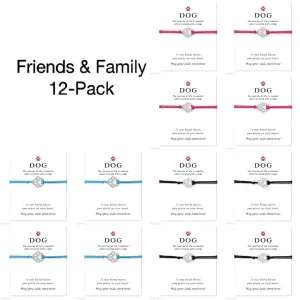 "Wish Upon a Paw" Friends & Family 12-Pack (Assorted Colors)